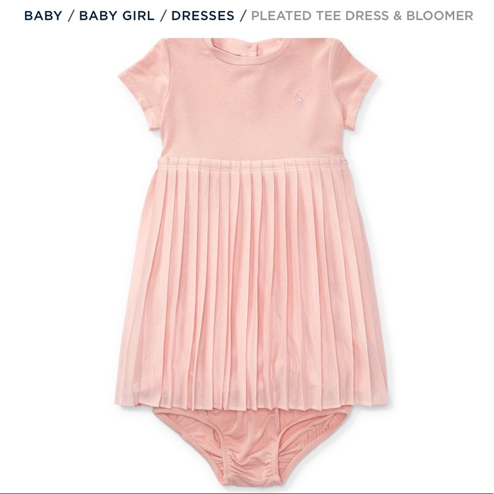 PLEATED TEE DRESS & BLOOMER